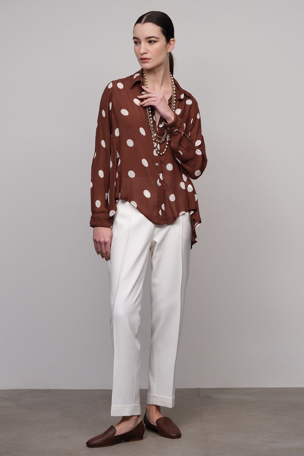 Camisa Musseline Julia Poá