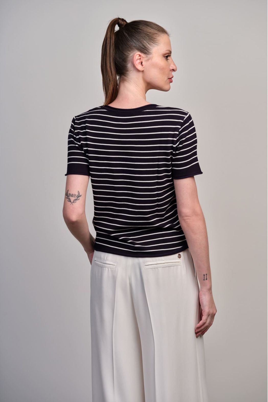 Tricot Listrado Marinho Isabel