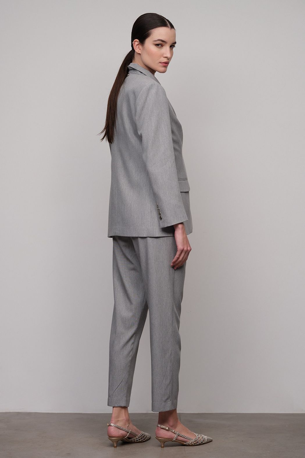 Sapato Tresse Salto 03 Prata 