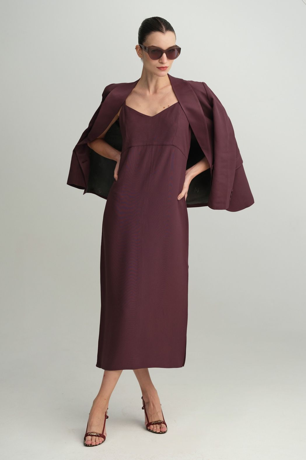 Vestido Crepe Patou Fabiana