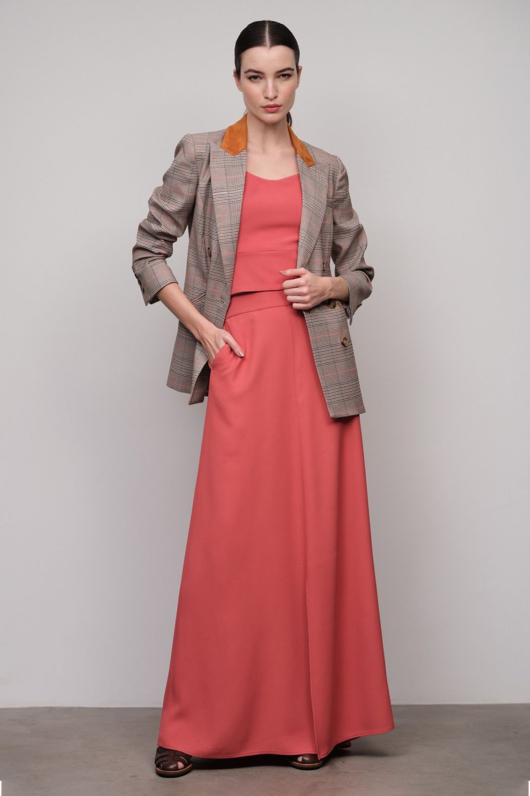 Top  Crepe Patou Blush Catherine