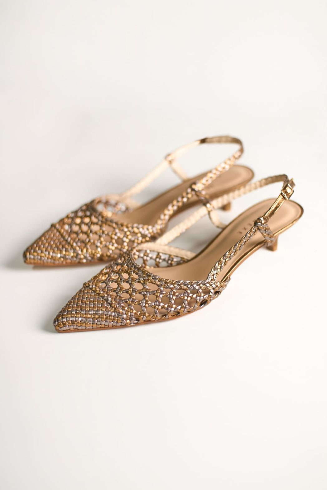 Sapato Tresse Salto 03 Bronze 