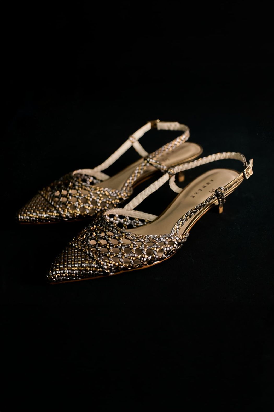 Sapato Tresse Salto 03 Bronze 