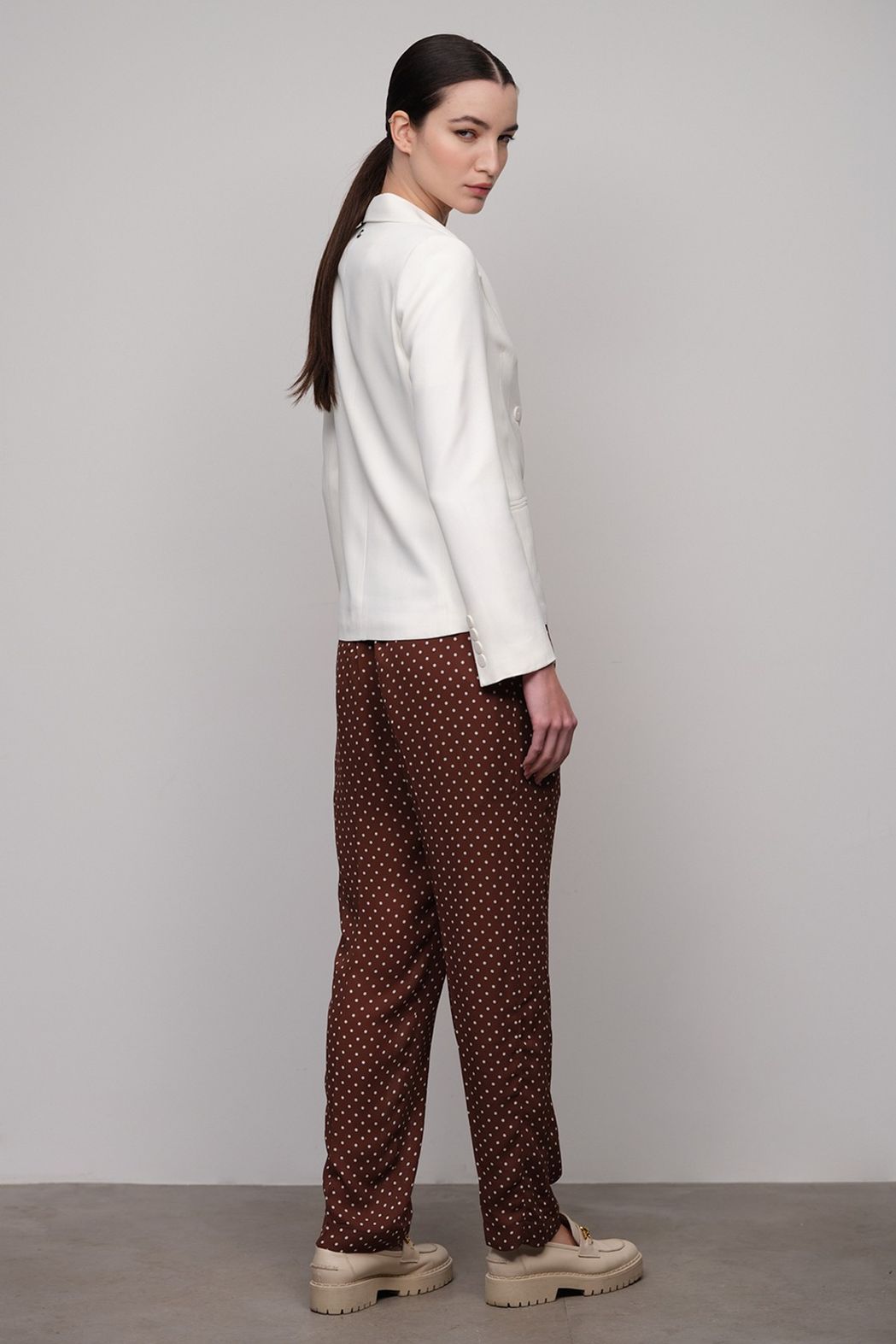 Blazer Crepe Off White Luiza CB 