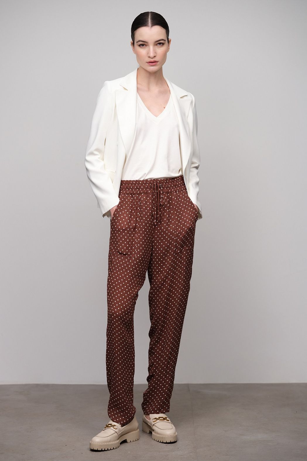 Blazer Crepe Off White Luiza CB 