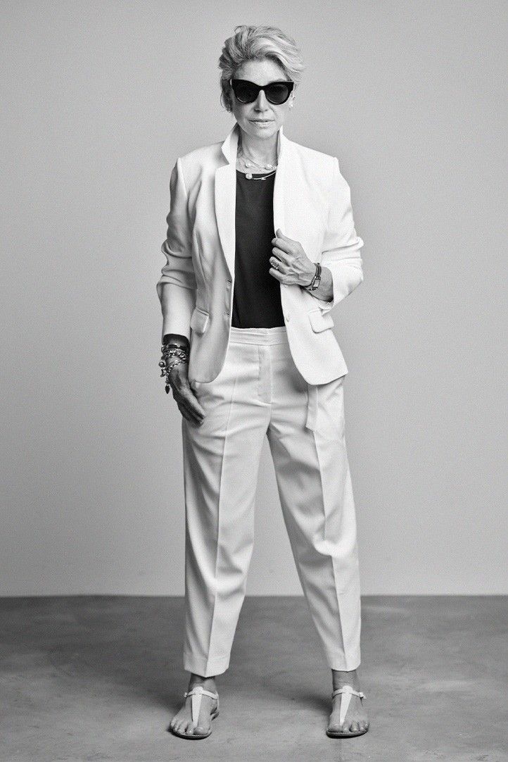 Blazer Crepe Off White Vivian CB 