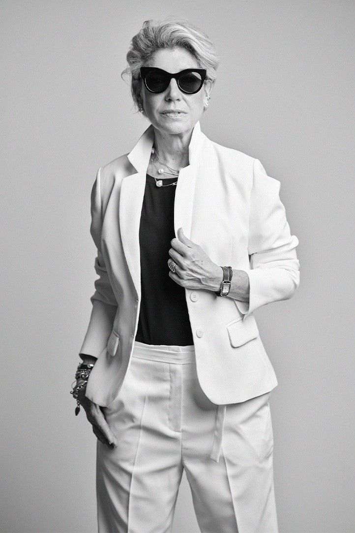 Blazer Crepe Off White Vivian CB 