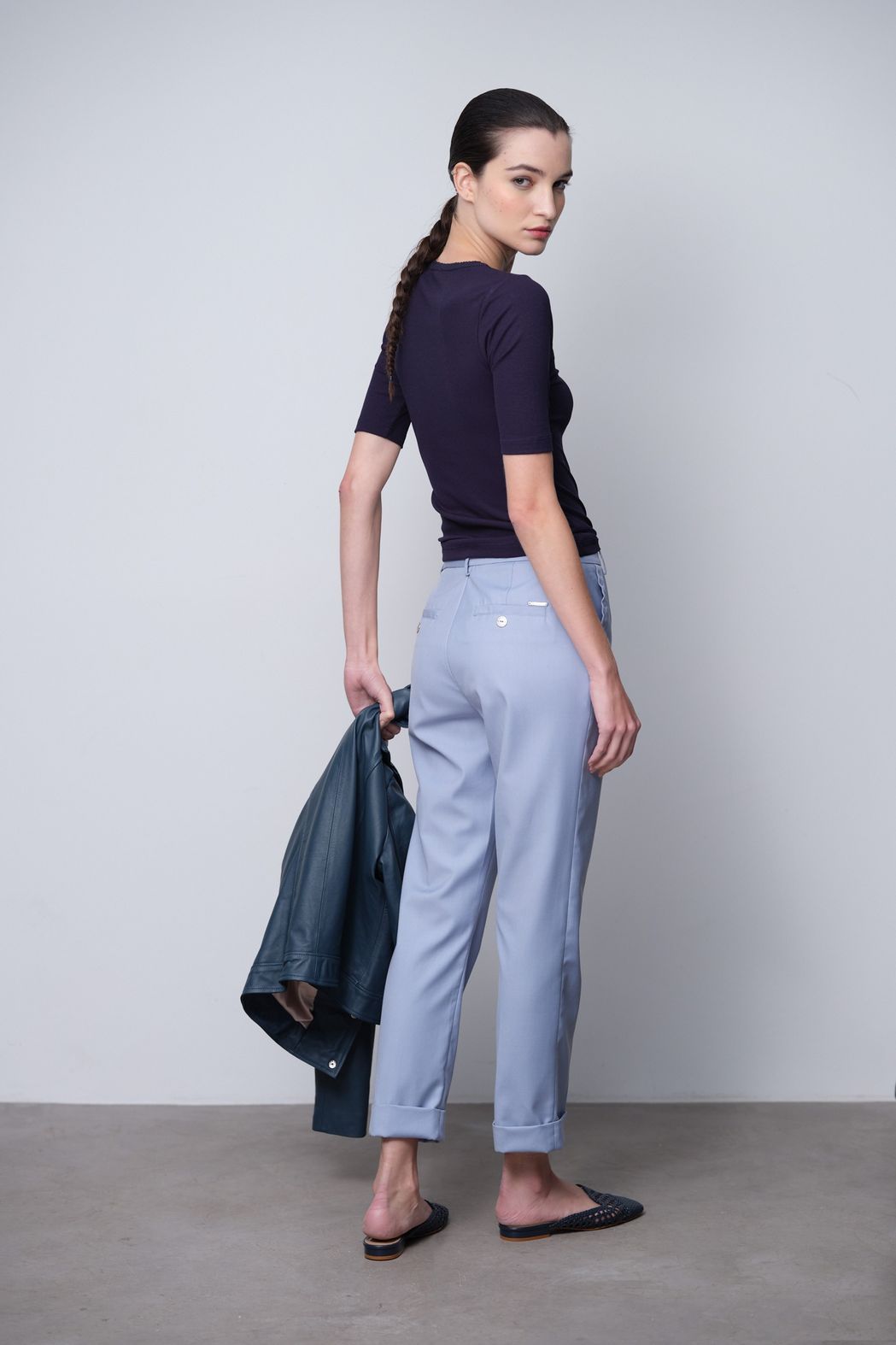 Blusa Trico Marinho Adriana