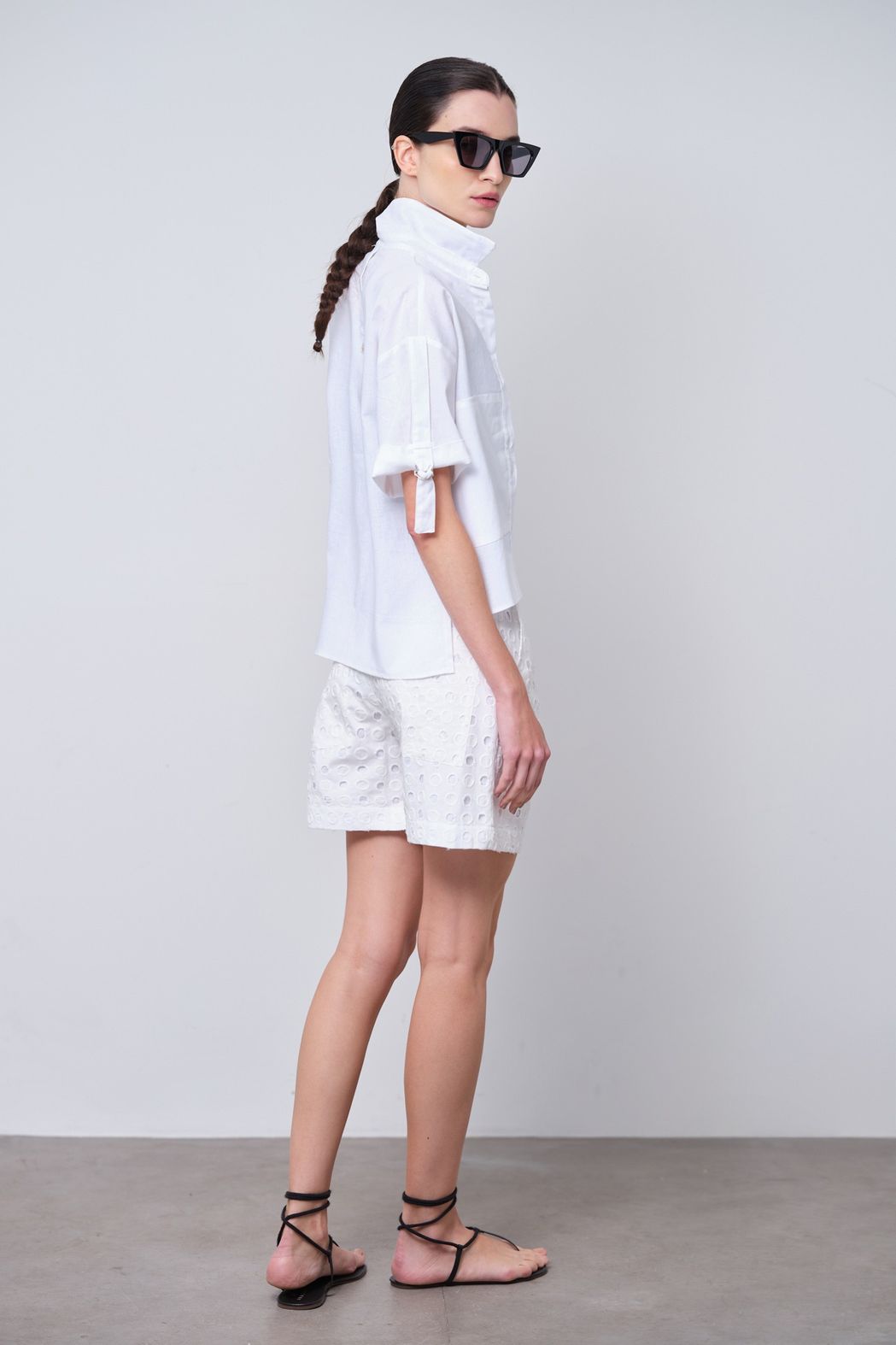 Camisa Linho Off White Debora