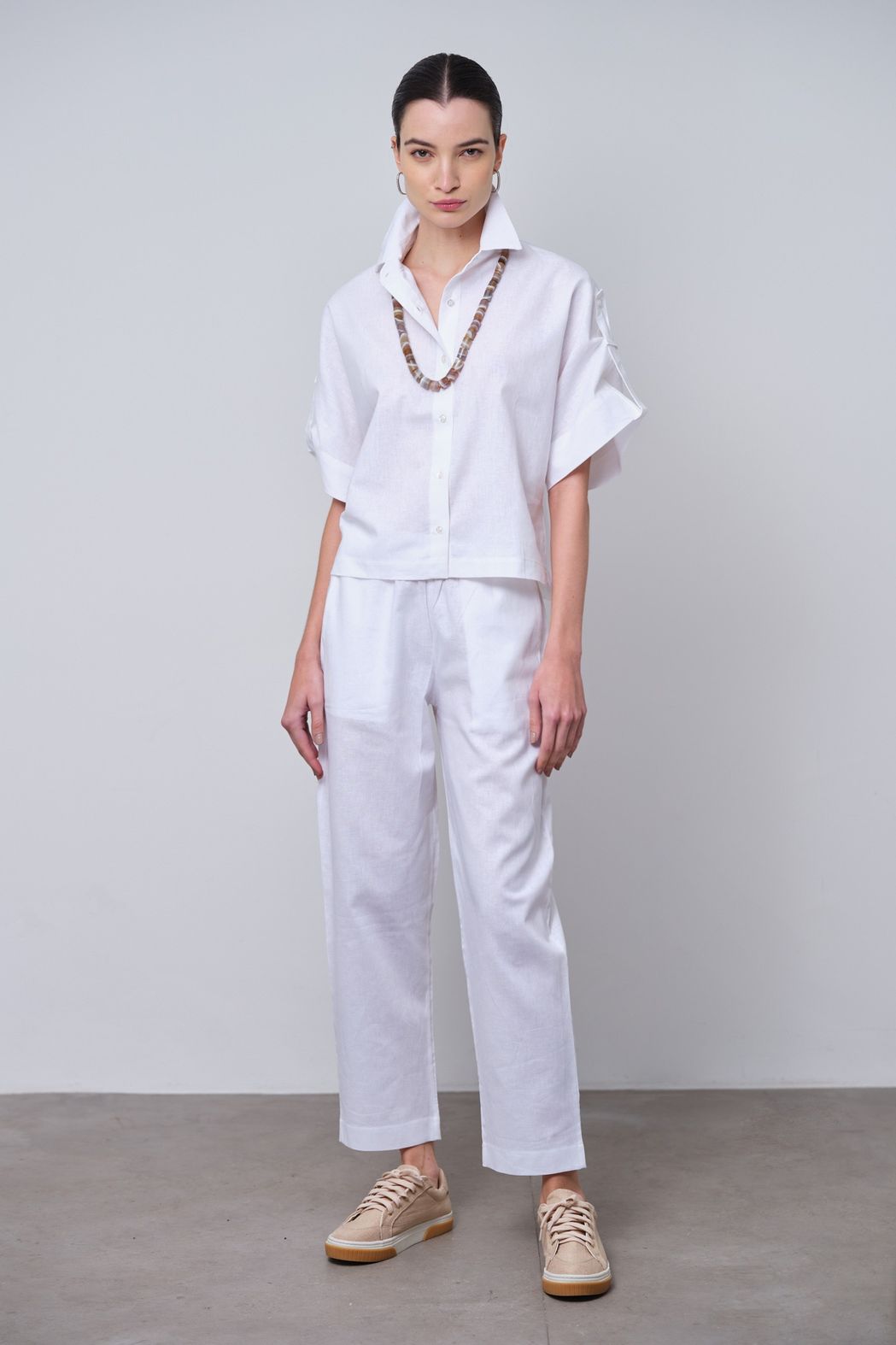 Conjunto Linho Off White Vivian