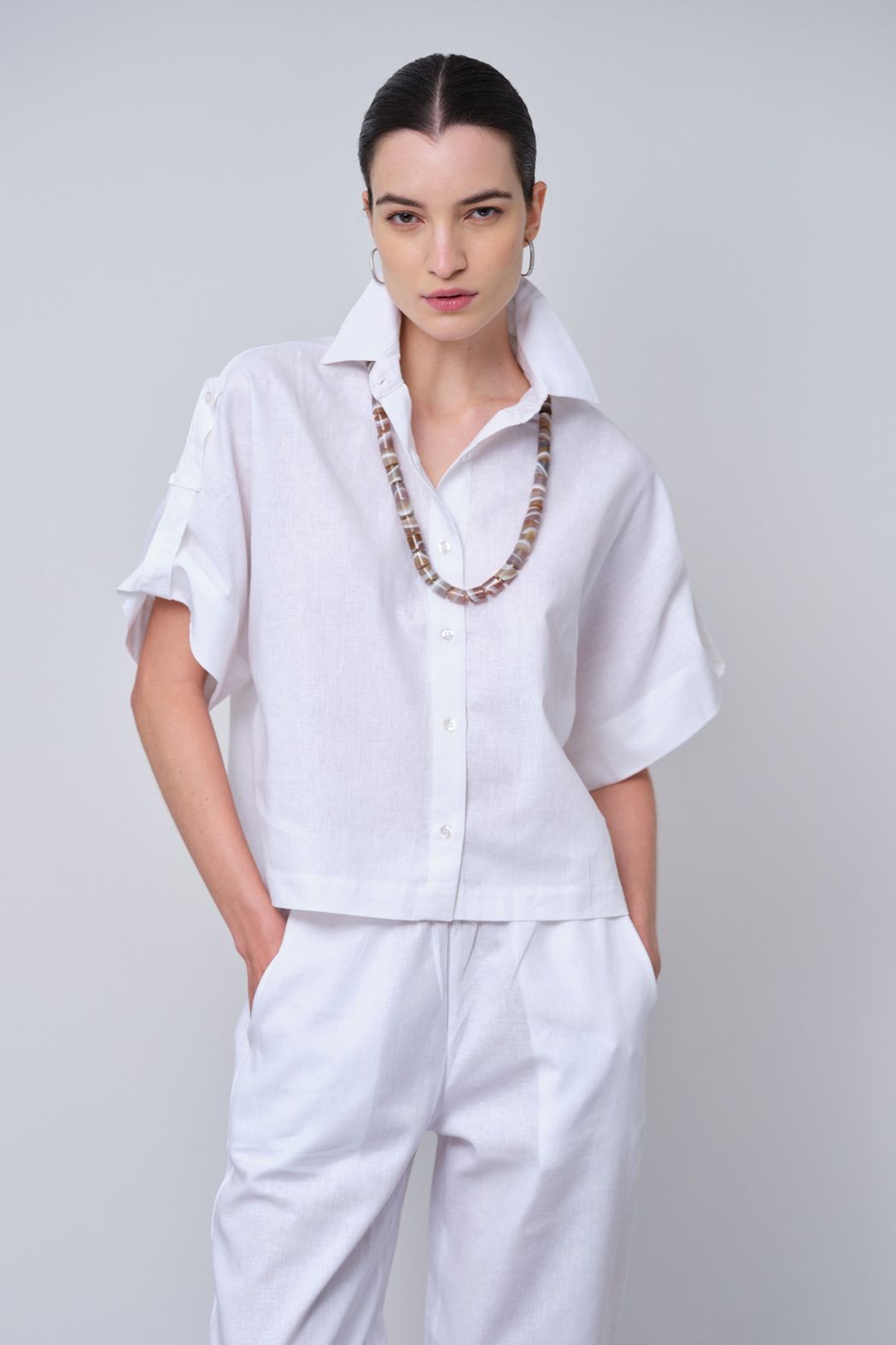 Conjunto Linho Off White Vivian