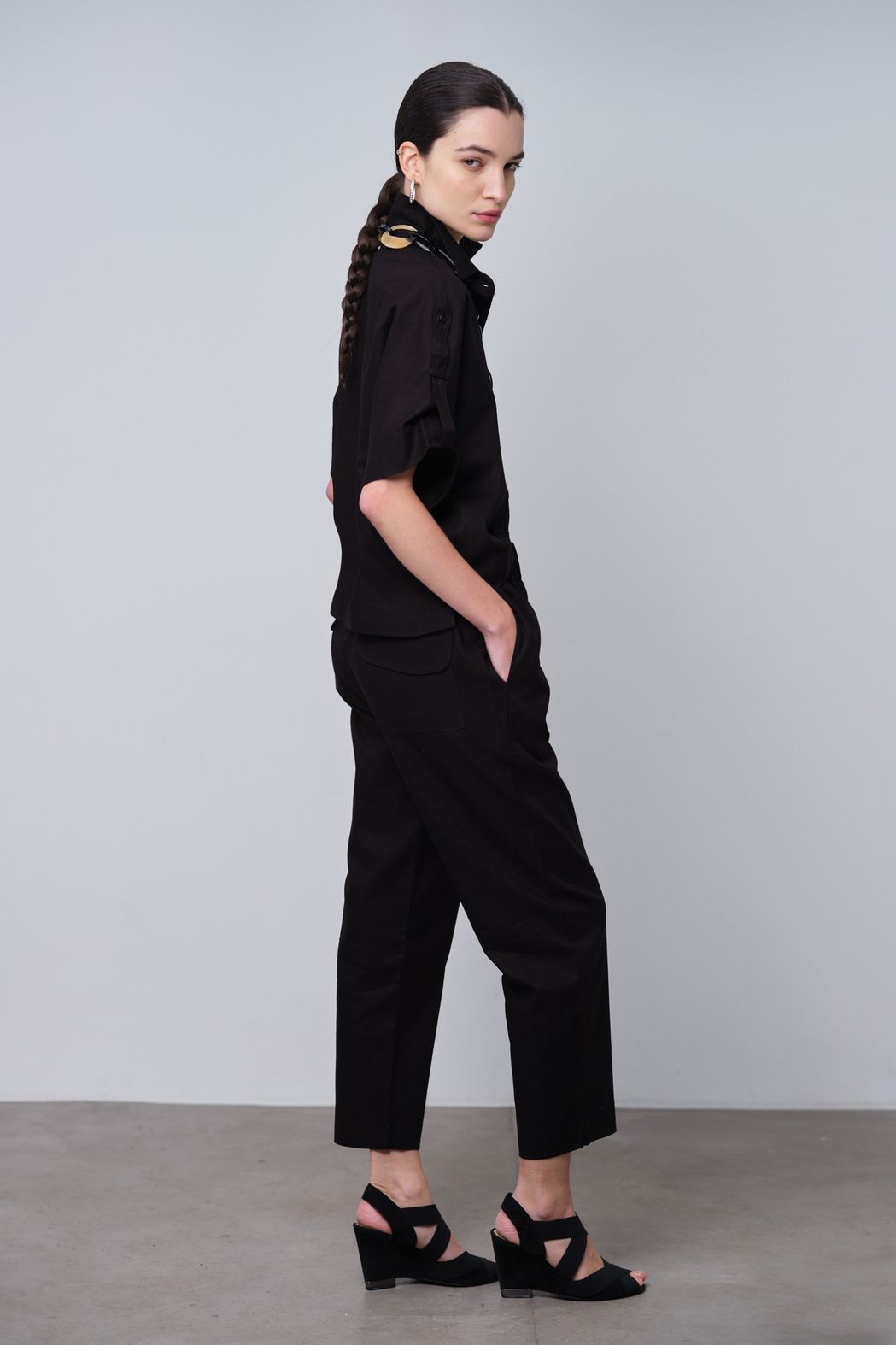 Conjunto Linho Preto Vivian