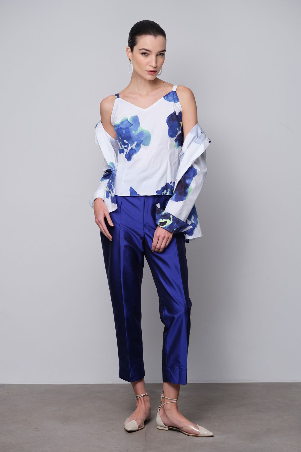 Camisa Tricoline Estampado Vichy 