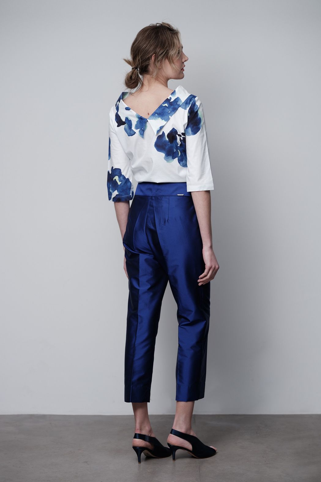 Blusa Tricoline Estampado Vichy 