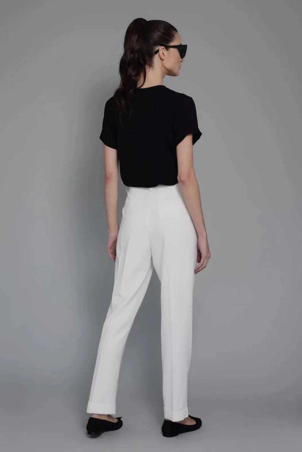 Calça Crepe Off White Fabia  CB 