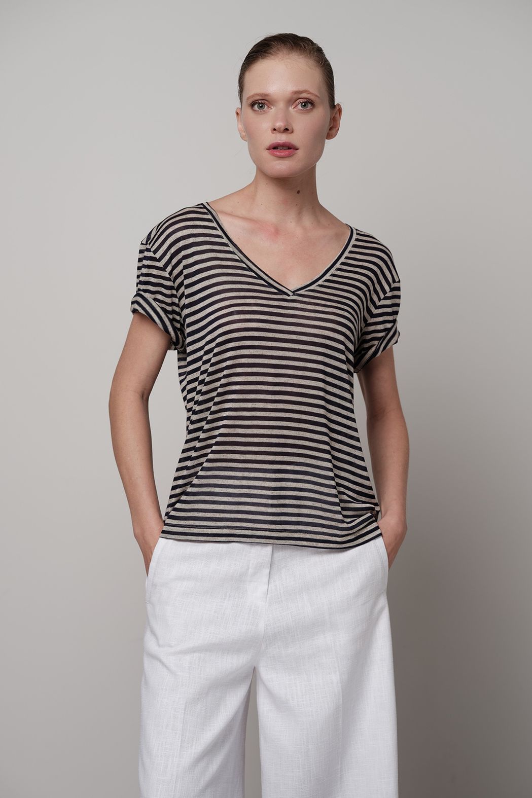 Camiseta Listrada Ava 