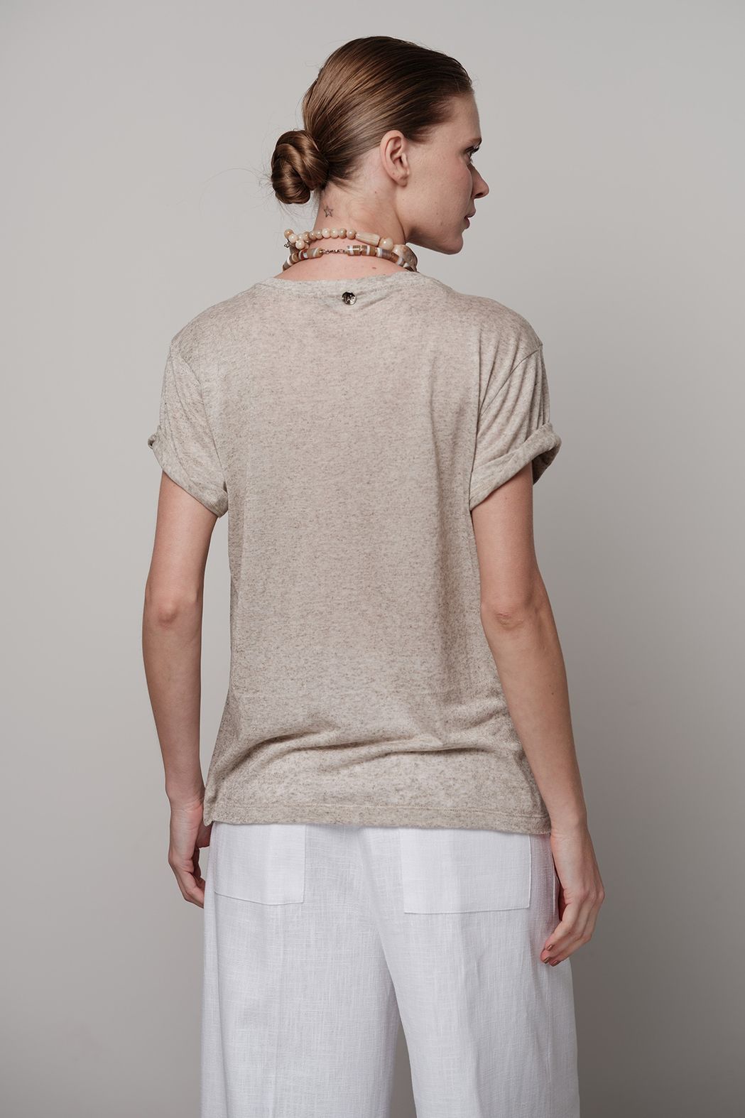 Camiseta Bege Ava