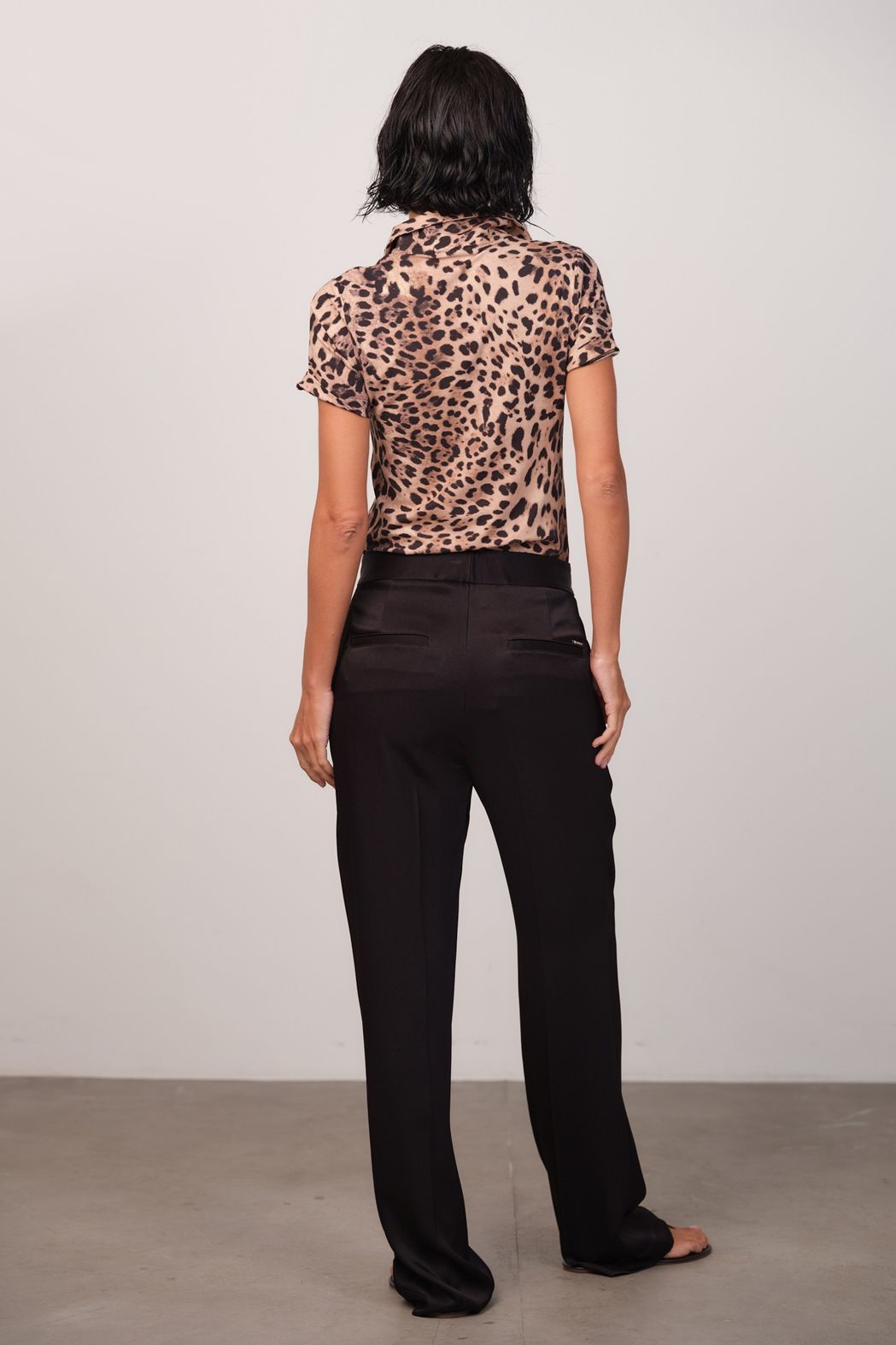 Blusa Polo Animal Print Elisa