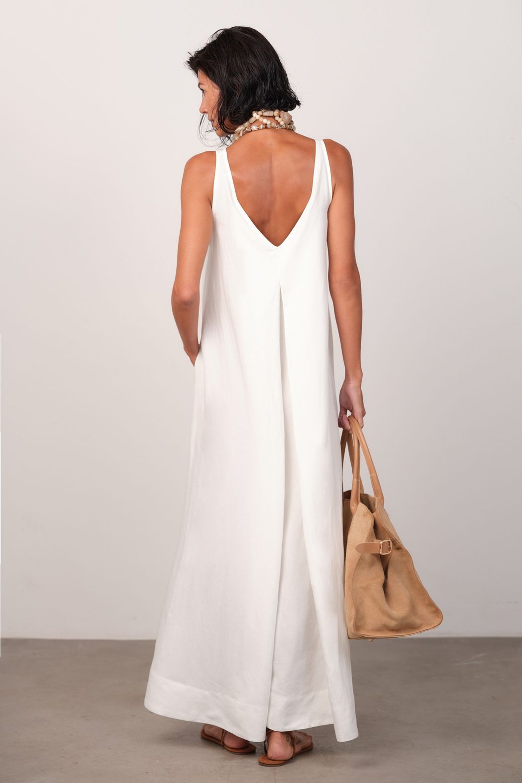 Vestido Off White Eleonora