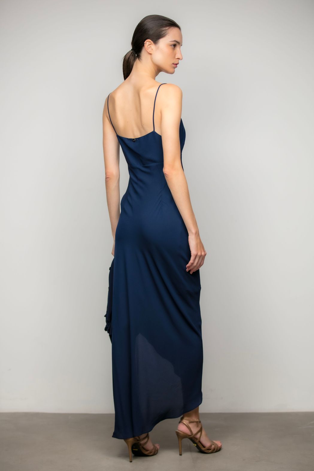 Vestido Musseline Marinho Manuela