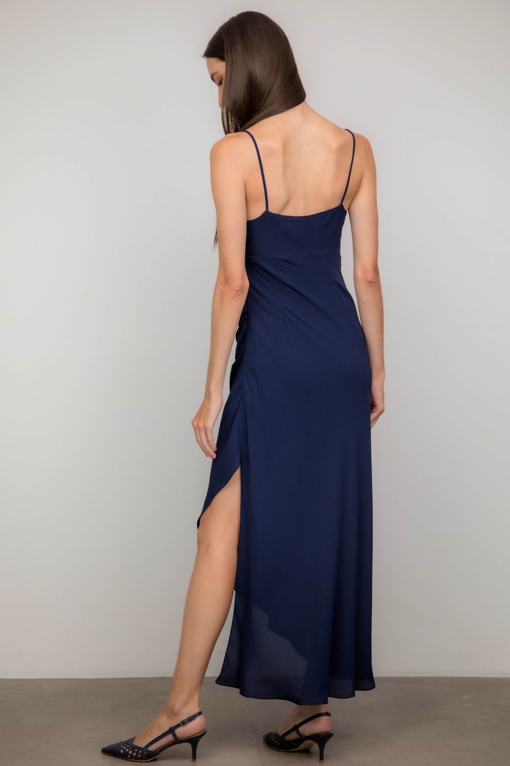 Vestido Musseline Marinho Manuela