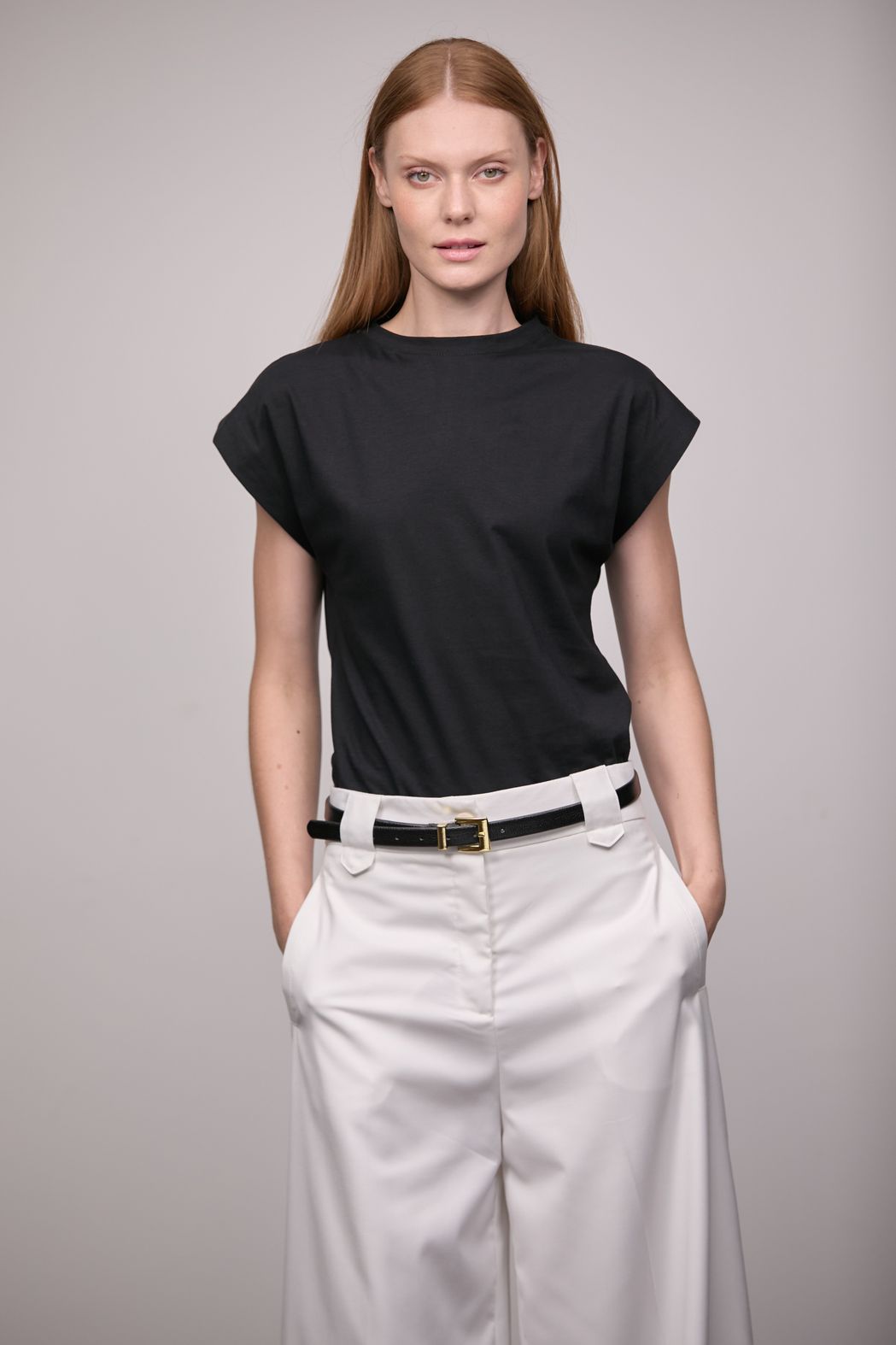 Camiseta Algodão Preta  Luana CB