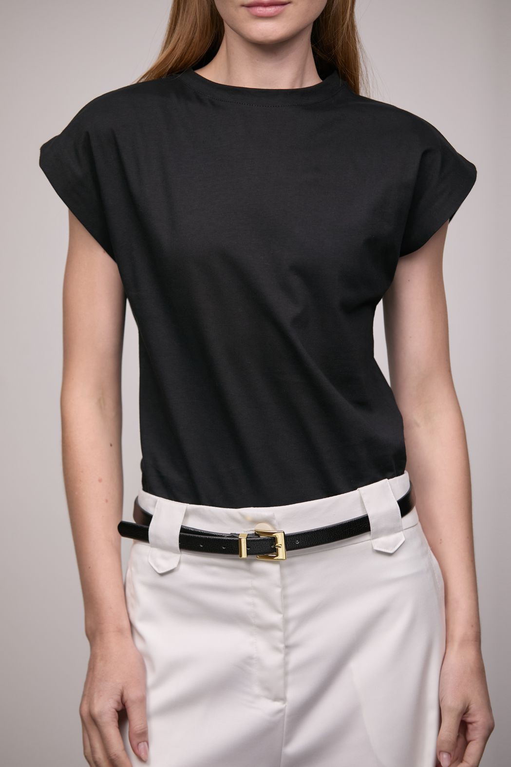 Camiseta Algodão Preta  Luana CB