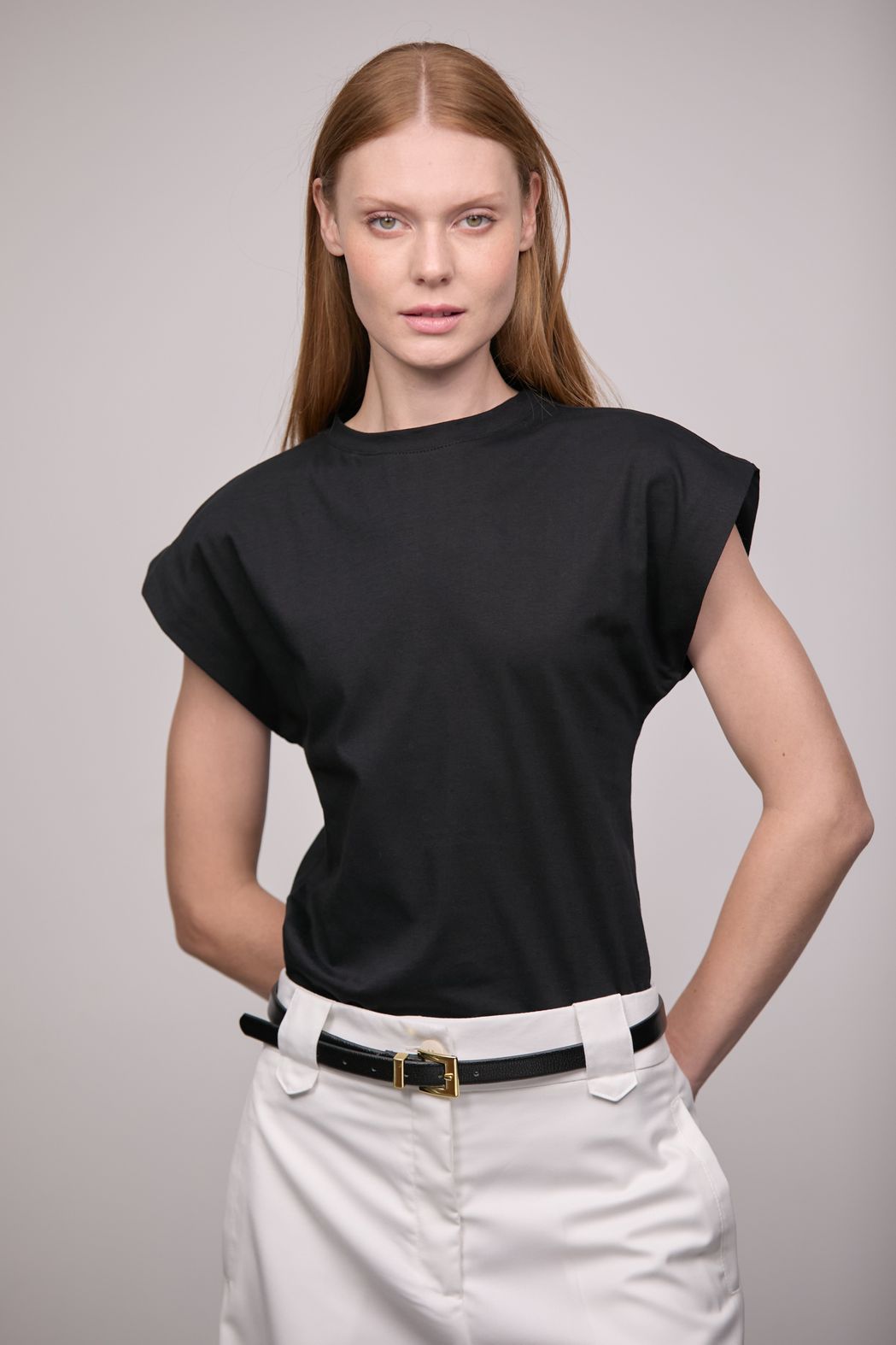 Camiseta Algodão Preta  Luana CB