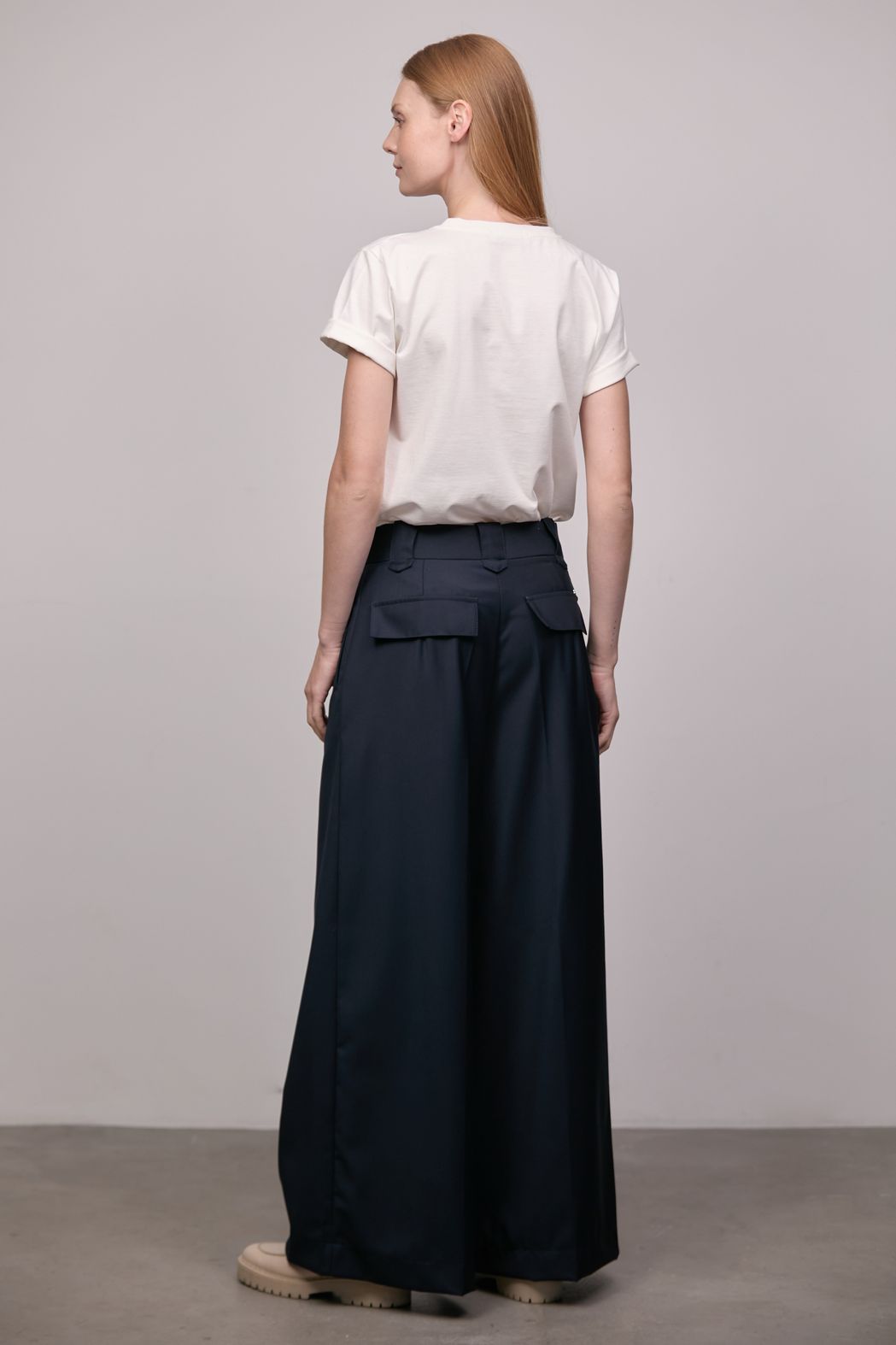 Calça Pantalona Marinho Carlota CB