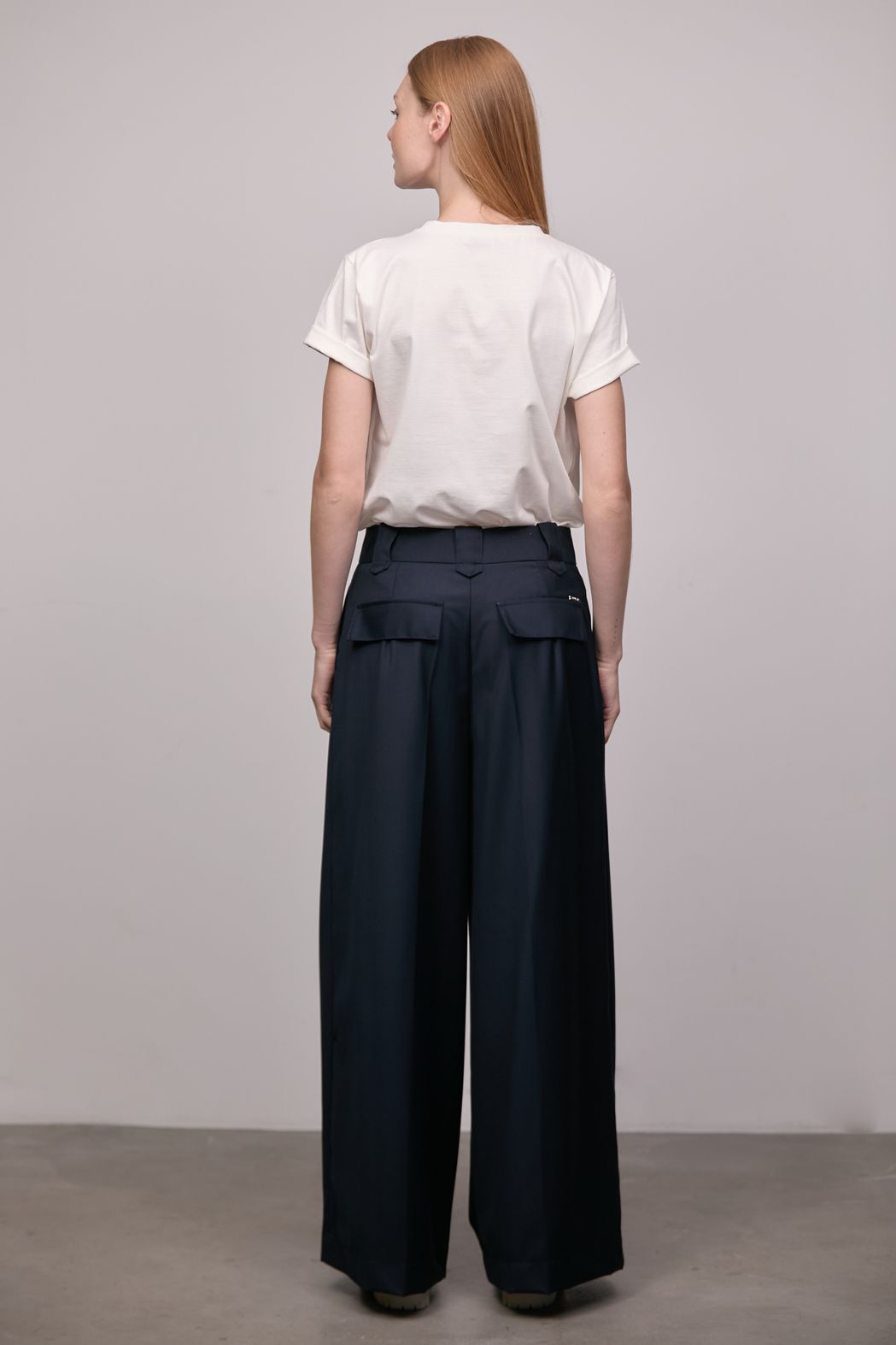 Calça Pantalona Marinho Carlota CB