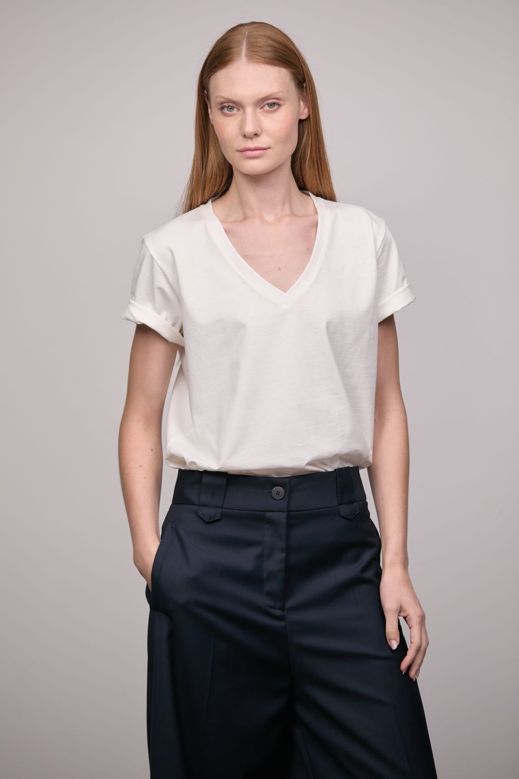 Calça Pantalona Marinho Carlota CB
