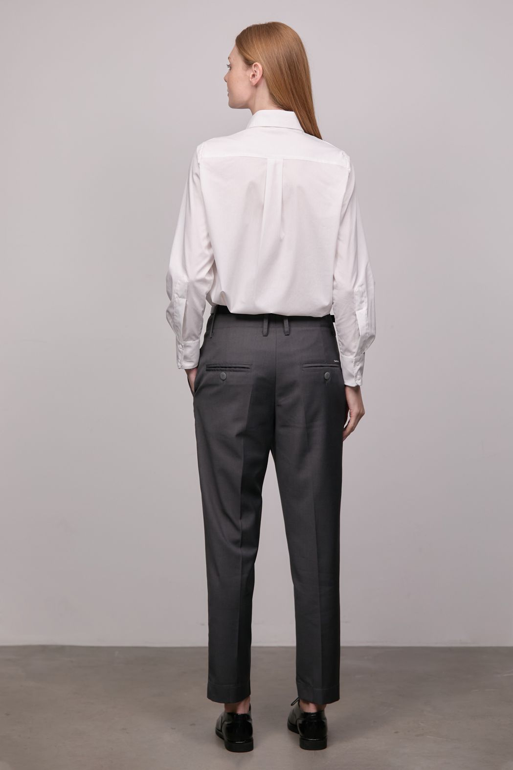 Camisa Slim Tricoline Branca Carlota CB