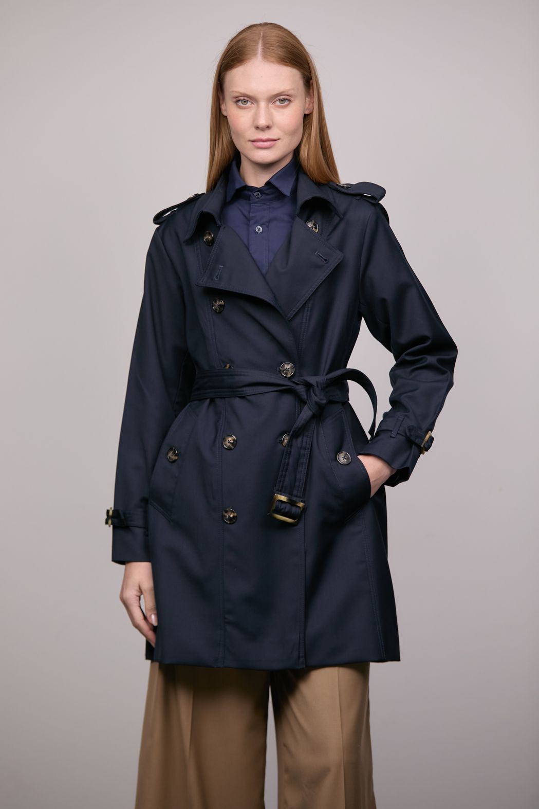 Trench Coat Marinho Chiara CB