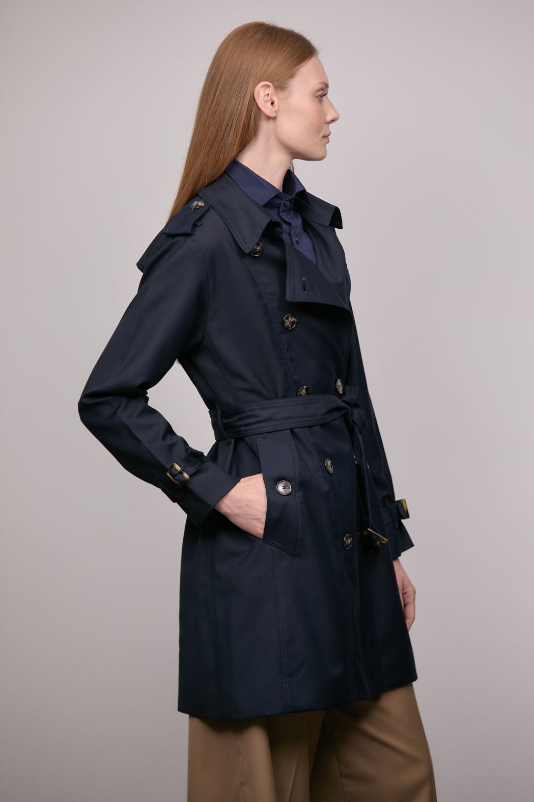 Trench Coat Marinho Chiara CB