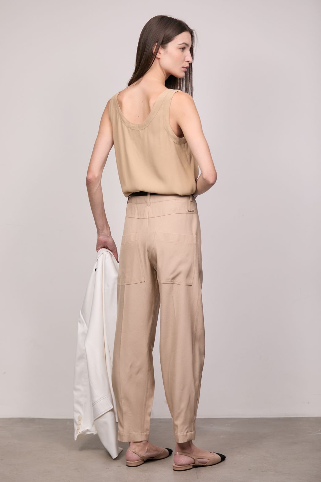 Regata Crepe Camel Pietra