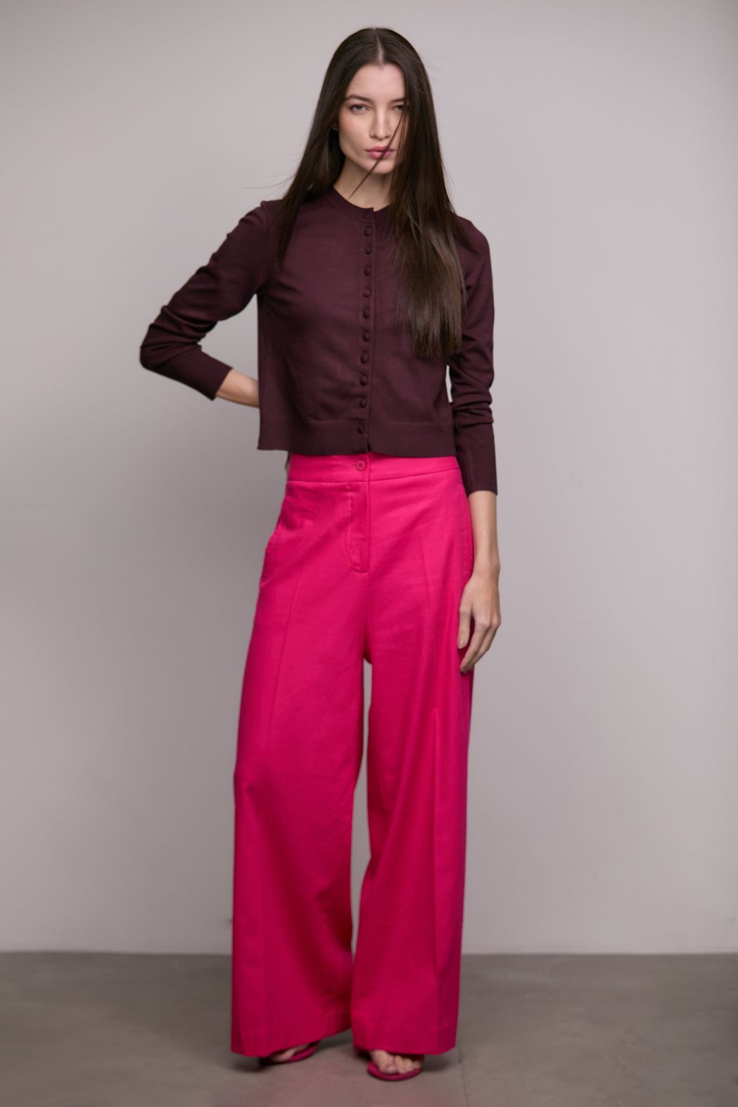 Calça Linho Pink Betina 2