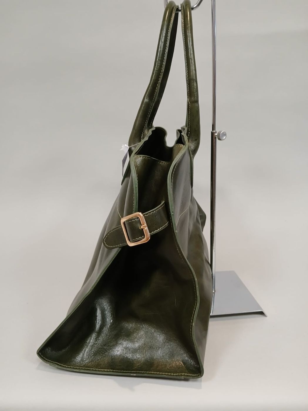 Bolsa Shopper  Couro Verde Lais