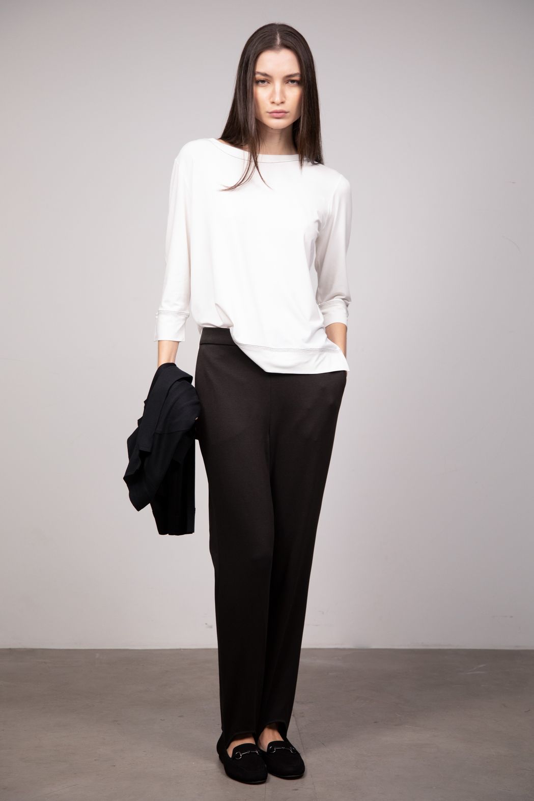 Blusa  Pesponto Off White Marta