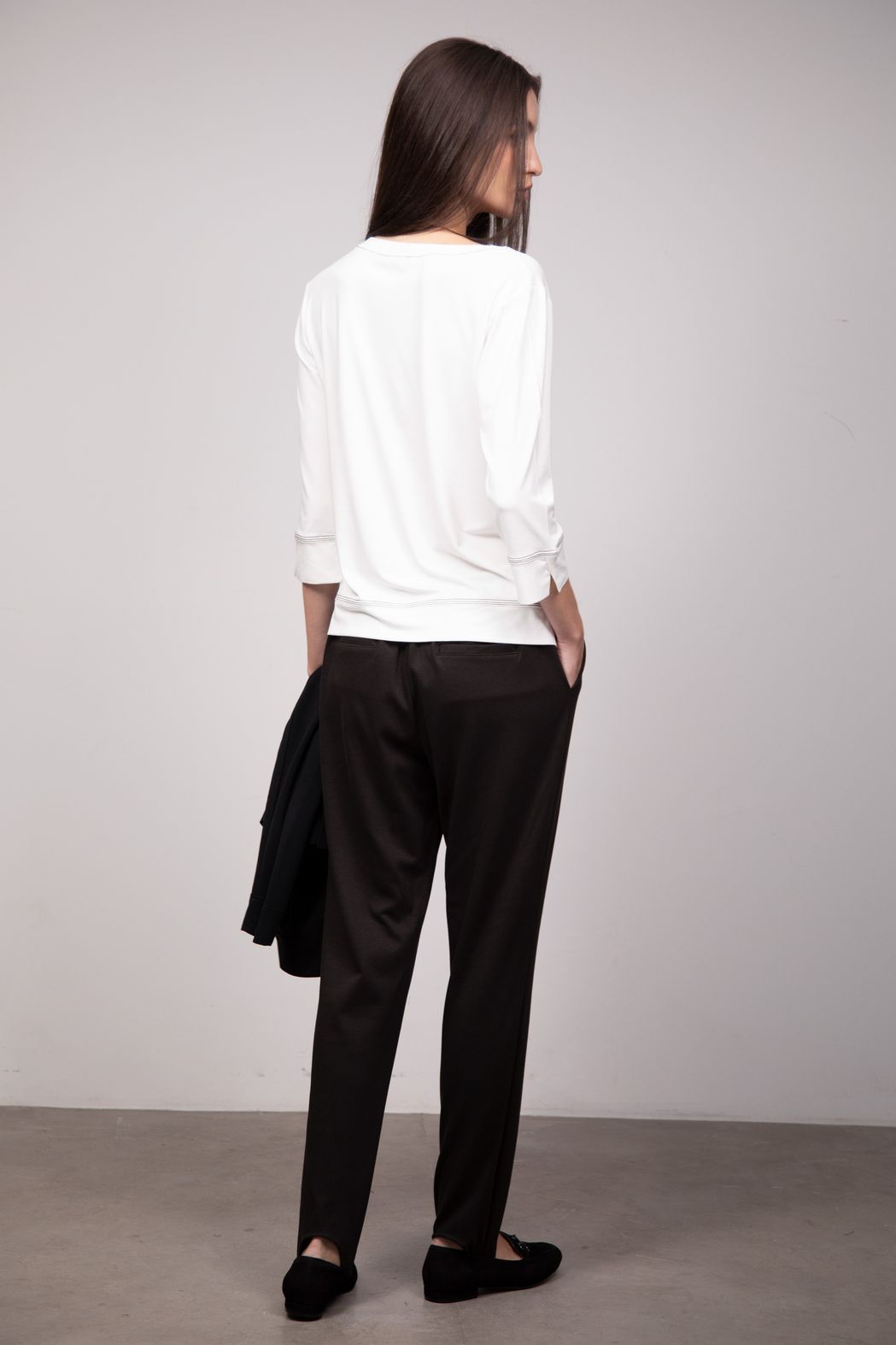 Blusa  Pesponto Off White Marta