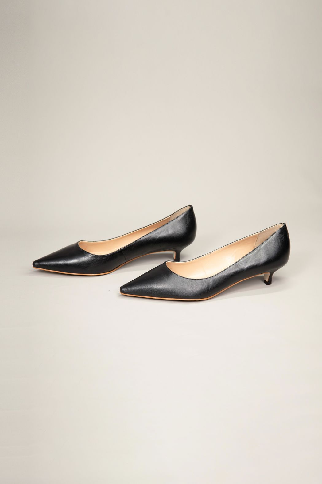 Scarpin Couro Preto Vanessa
