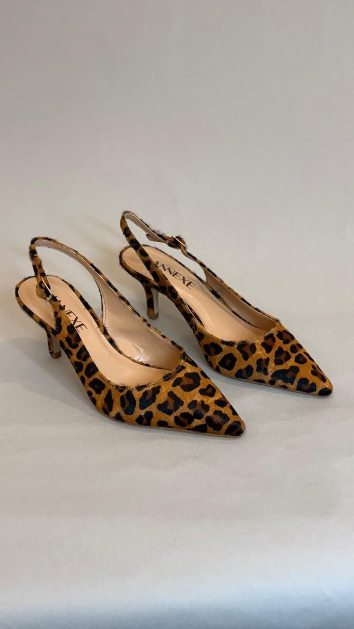 Scarpin Animal Print Lina