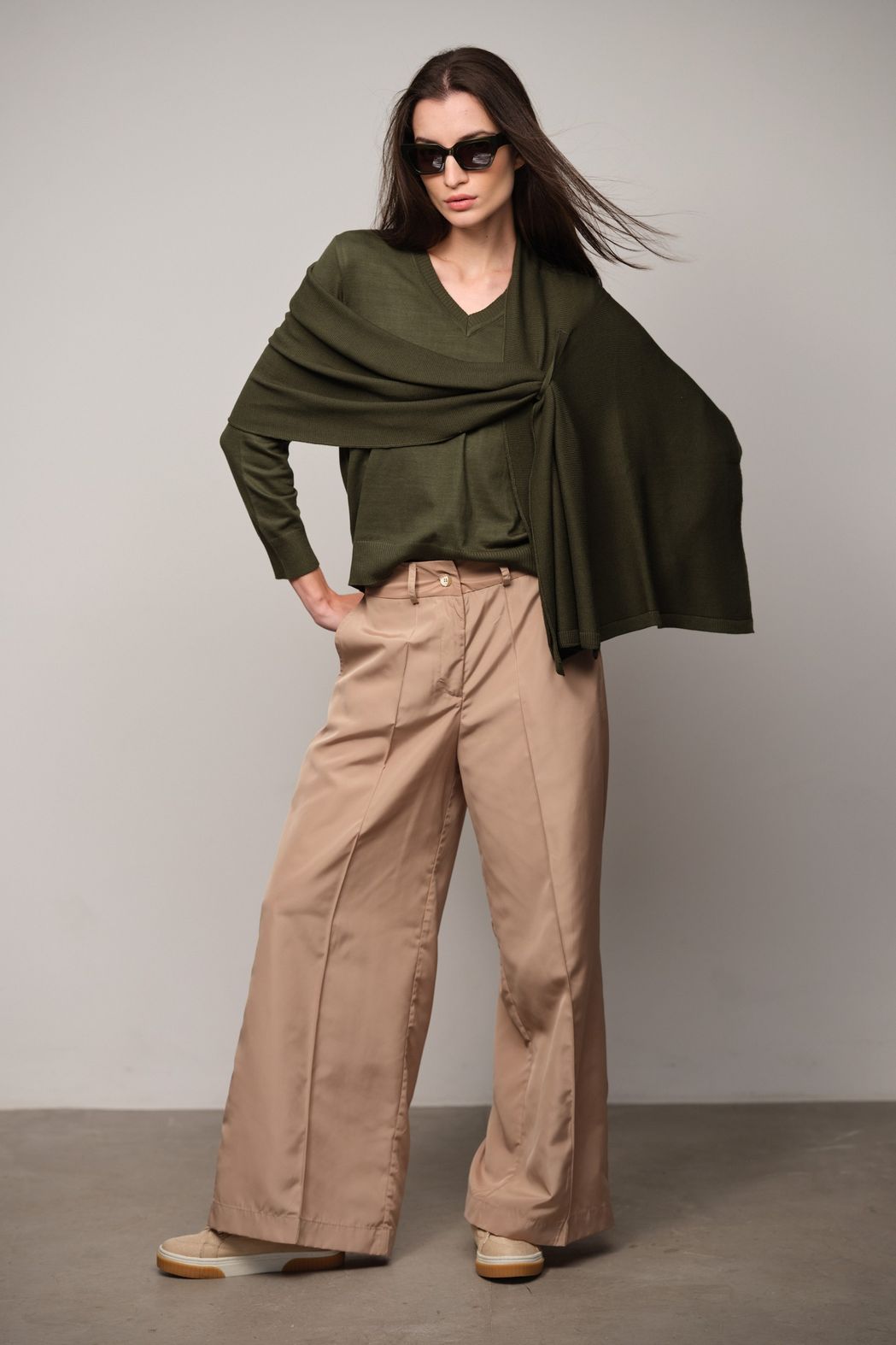 Xale Verde  Militar Danielle