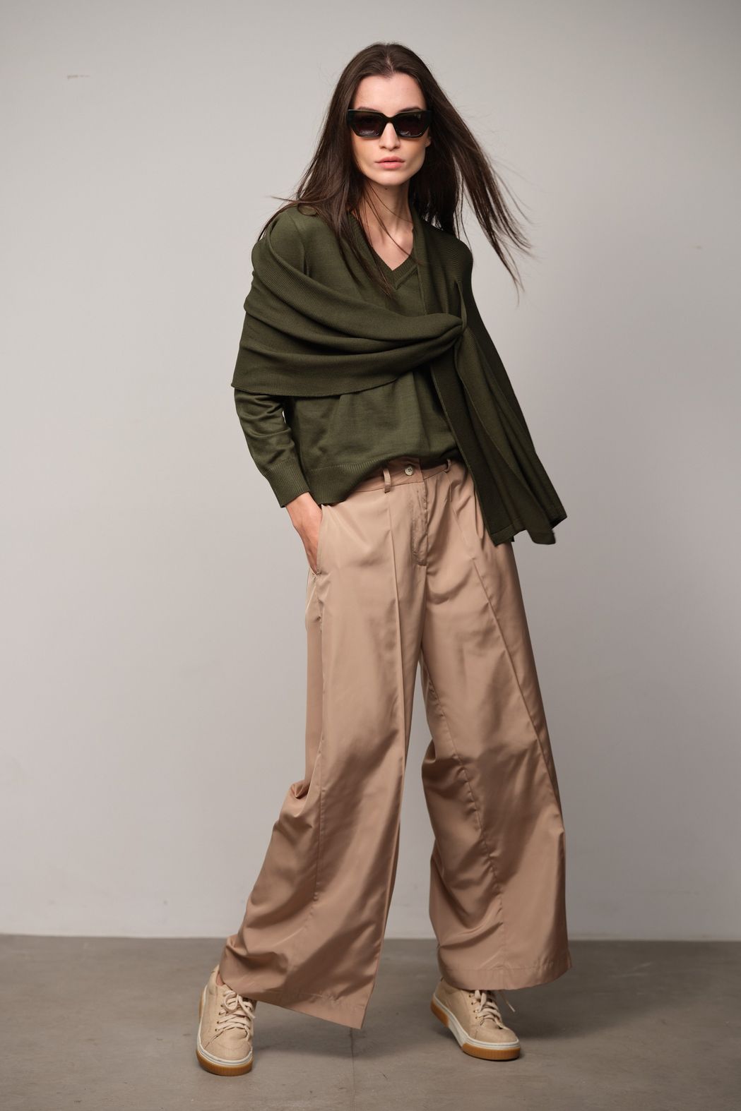Xale Verde  Militar Danielle