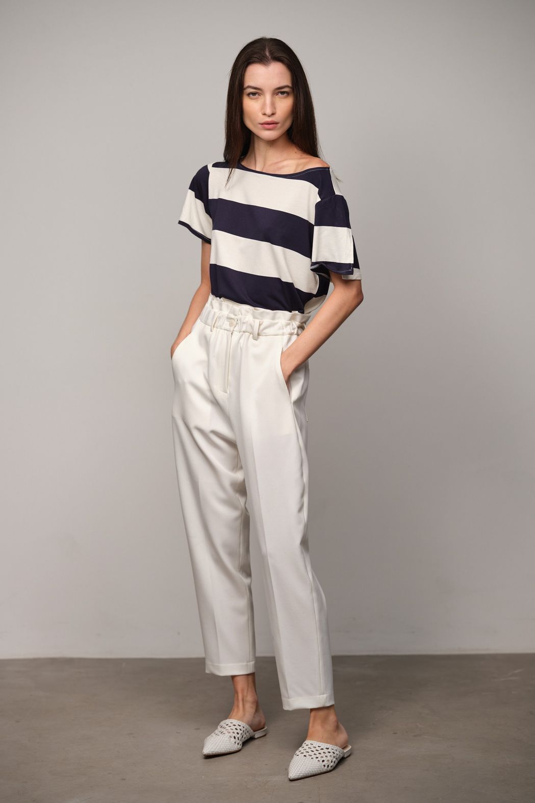 Mule Tresse Off White Margot