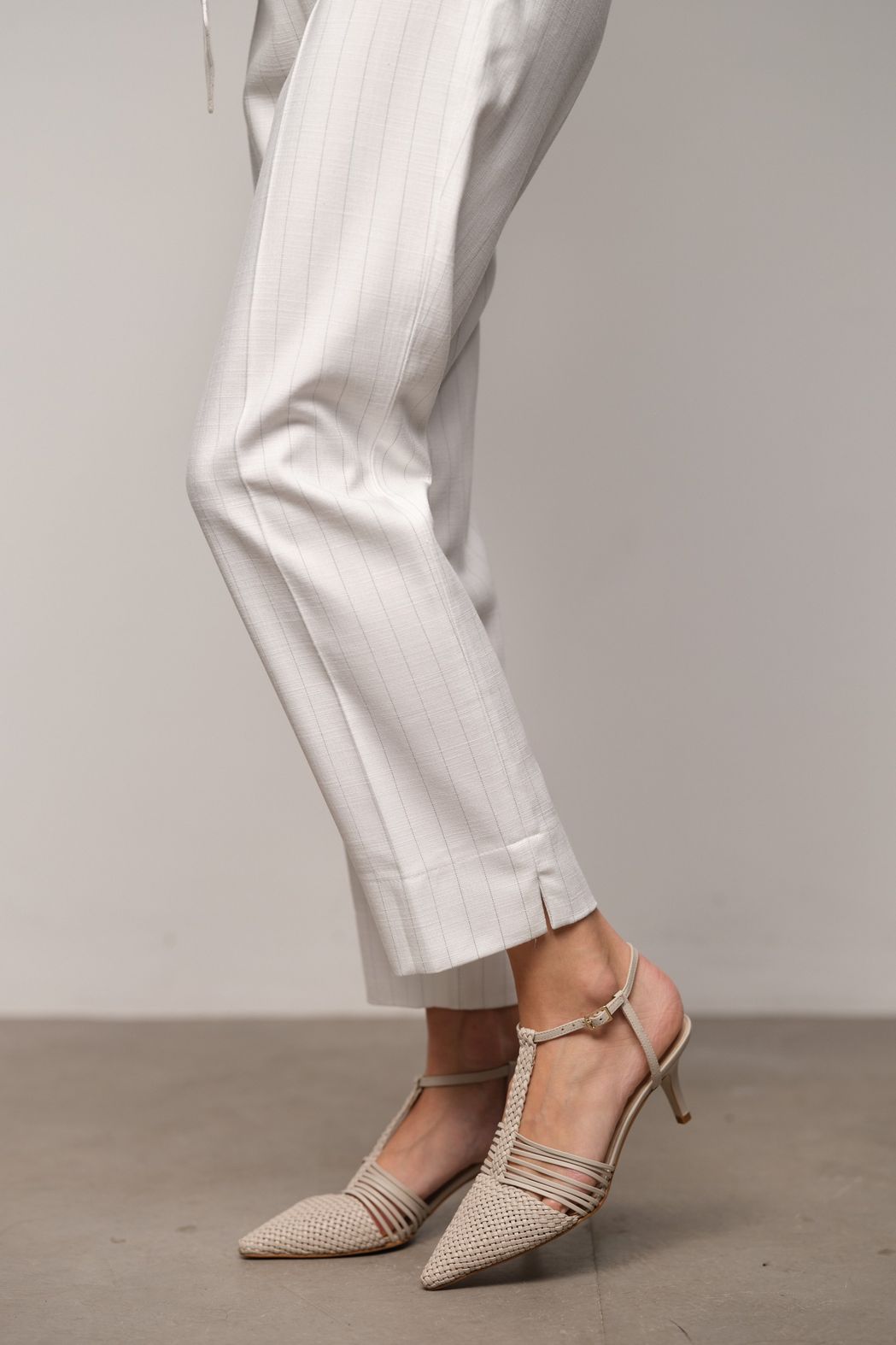 Calça Alfaitaria Risca de Giz Isabel 