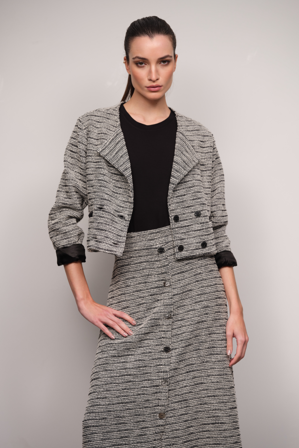 Spencer  de Malha Boucle Maria