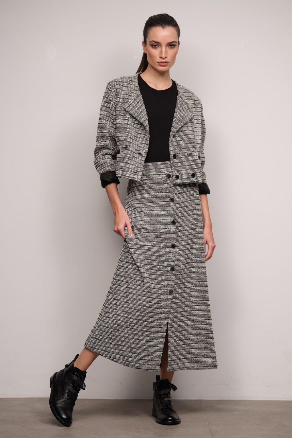 Spencer  de Malha Boucle Maria