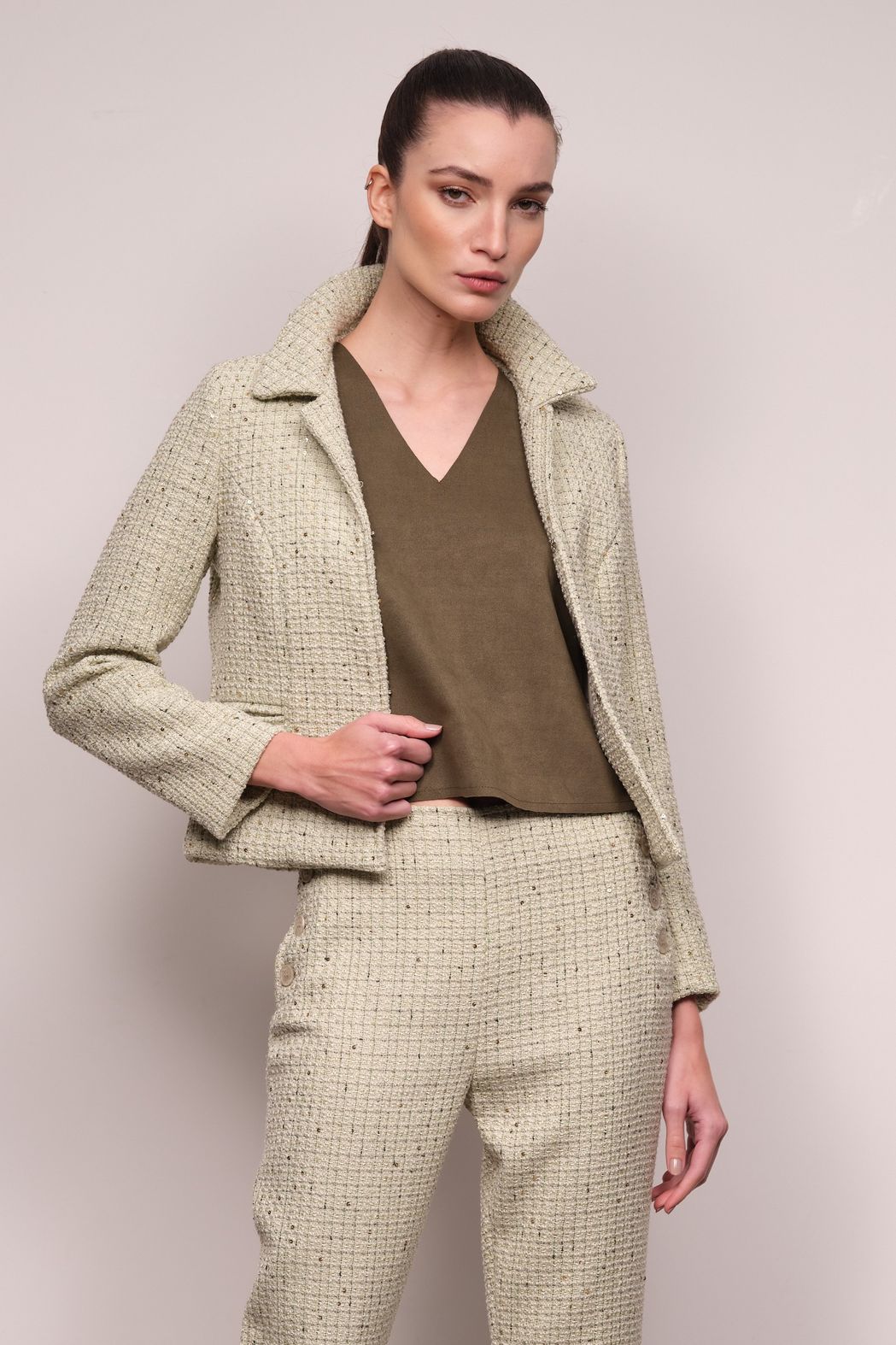 Top Suede Florença Verde