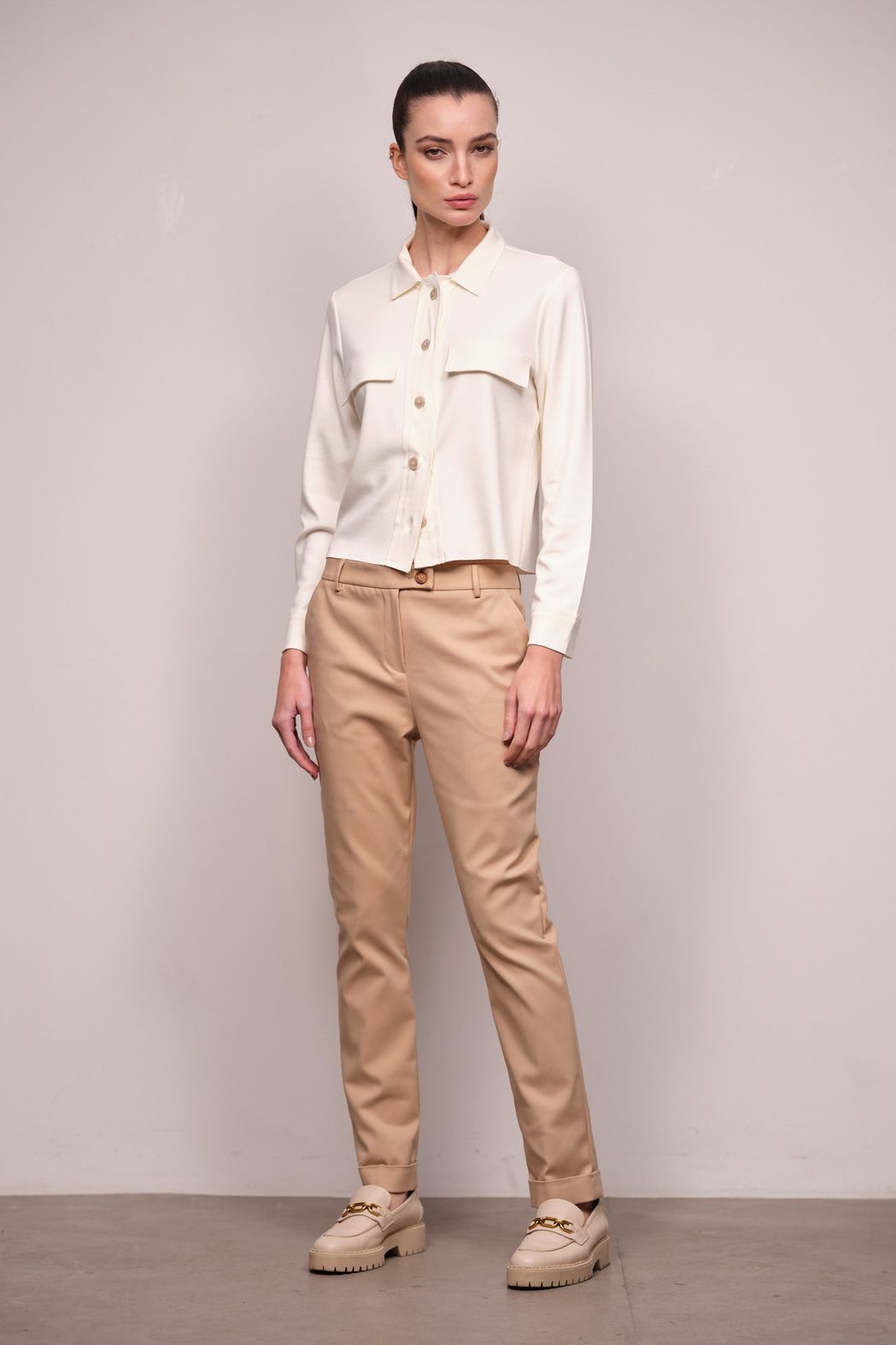 Jaqueta Malha Off White Dalia