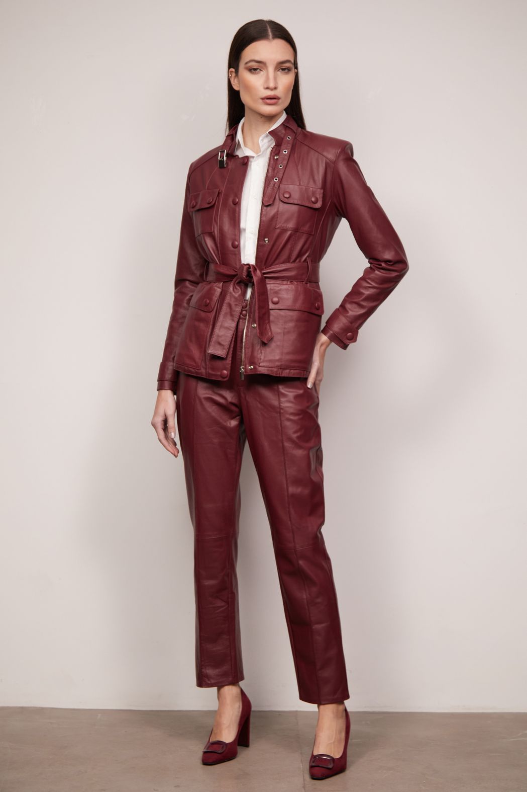 Calça Pelica Bordô Melinda